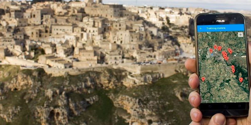 Immagine App Trekking Matera non disponibile